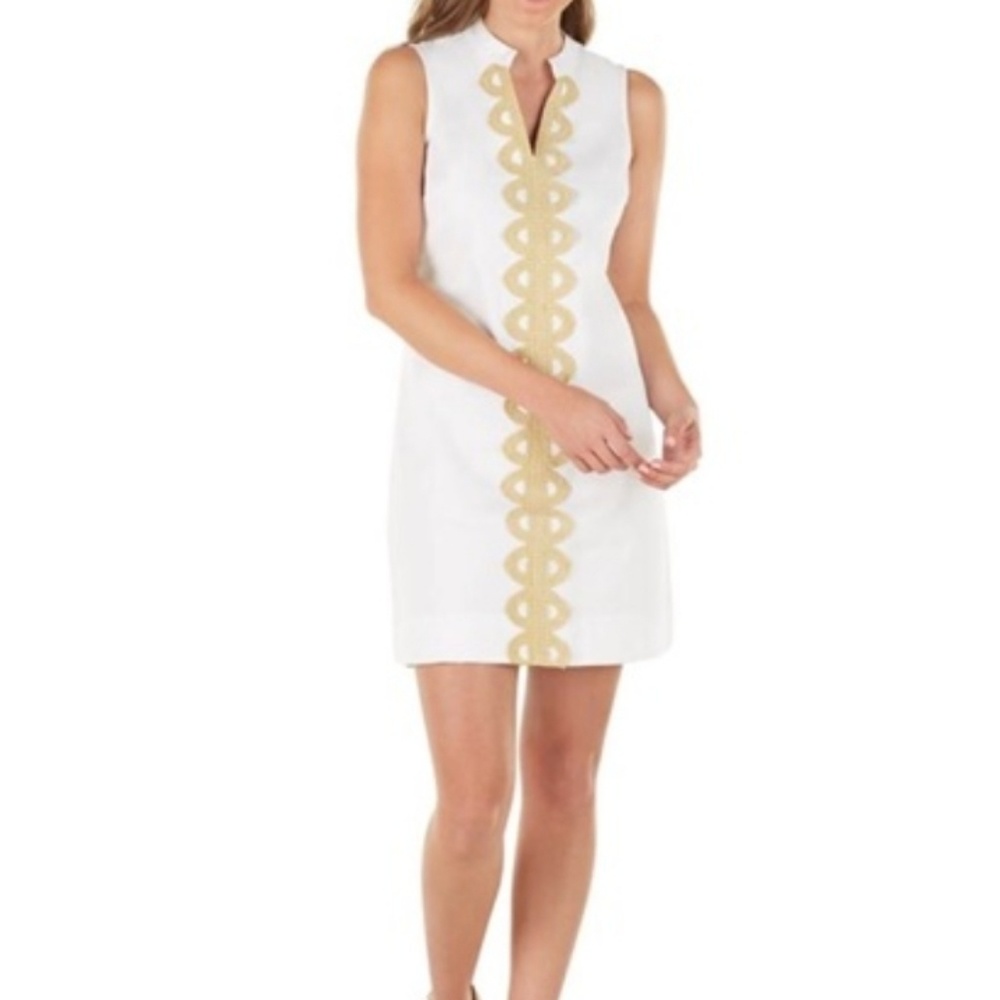 Mud Pie Mia Embroidered White Dress sz XS